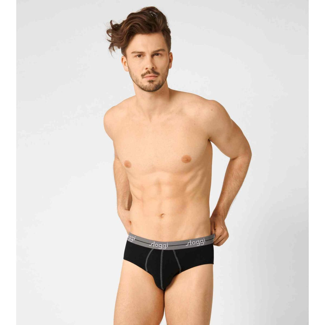 Sloggi lot de 2 slips midi homme colis de 24 – Image 2