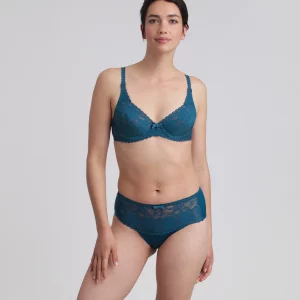 Playtex - Ensemble  flower élégance vert velours colis de 12 sg + 6 bas