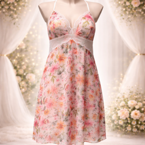 Nuisette de marque LC Colis de 4 pièces dressing en Fleur