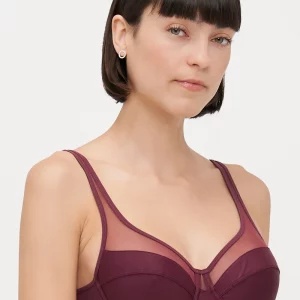 DIM - Ensemble générous bordeaux Colis de 10 sg 6 bas