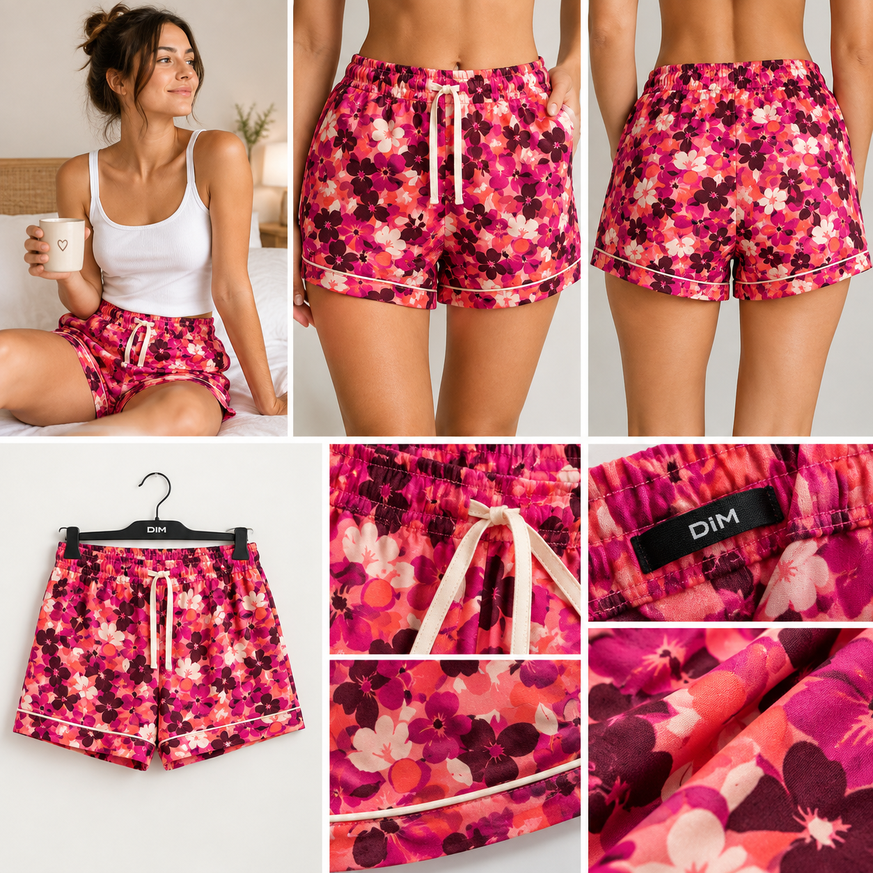 Short de nuit Dim femme colis de 12 pièces – Image 2