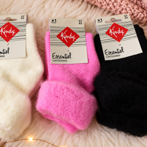 Kindy Mi-chaussettes bouclette femme Colis de 40 paires